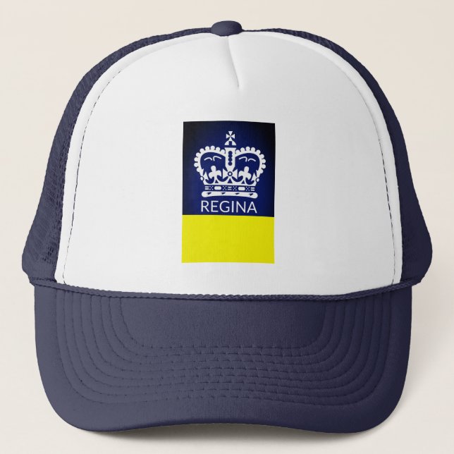 Flagge von Regina, Saskatchewan Truckerkappe (Vorderseite)