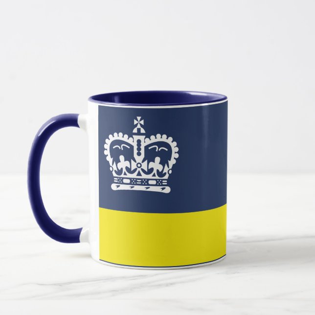 Flagge von Regina, Tasse Saskatchewan (Links)