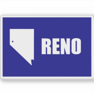 Flagge von Reno, Nevada (1959-2018) Aufkleber