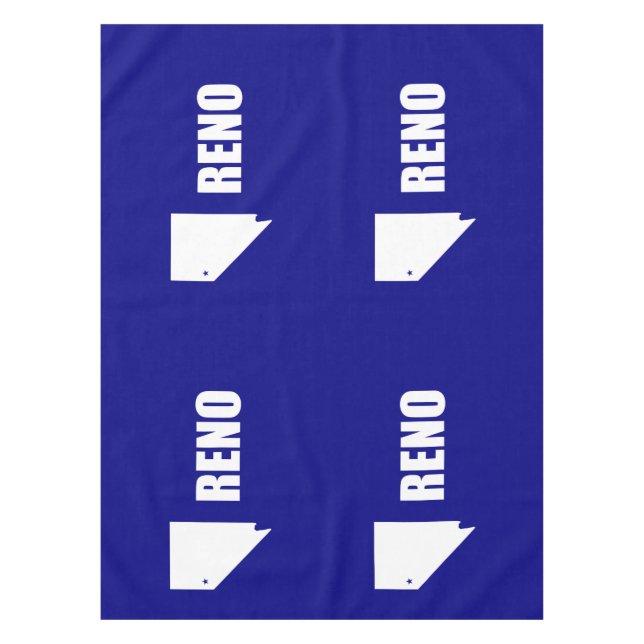 Flagge von Reno, Nevada Tischdecke (Vorderseite)