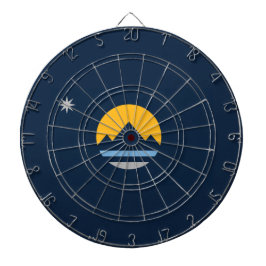 Flagge von Reno (Stadt Nevada) Dartscheibe