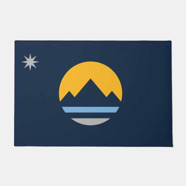 Flagge von Reno (Stadt Nevada) Fußmatte (Vorderseite)