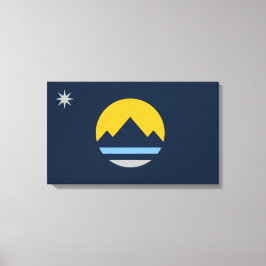 Flagge von Reno (Stadt Nevada) Leinwanddruck