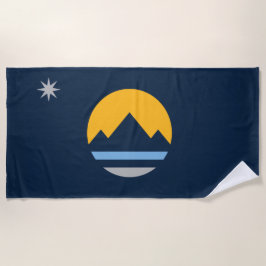 Flagge von Reno (Stadt Nevada) Strandtuch
