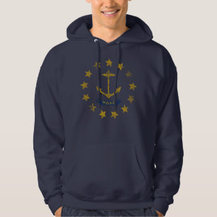 Flagge von Rhode Island Hoodie