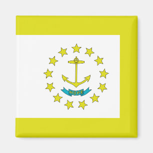 Flagge von Rhode Island Magnet
