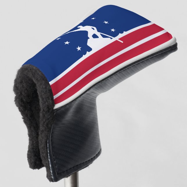 Flagge von Richmond, Virginia Golf Headcover (3/4 Vorderseite)