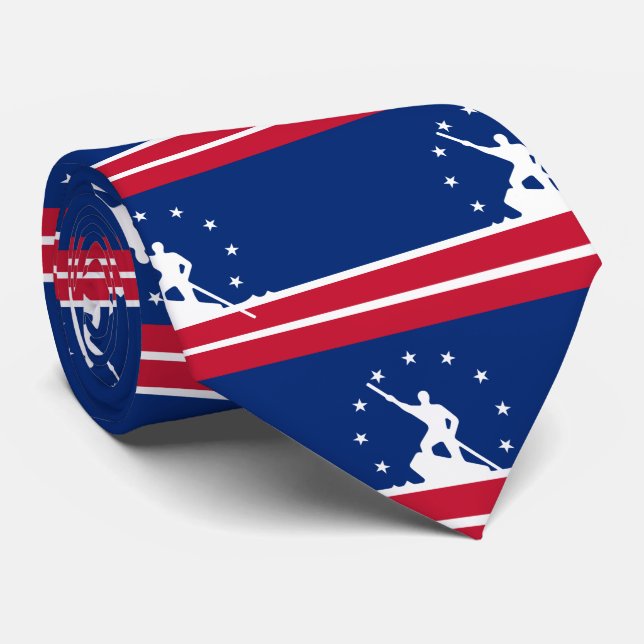 Flagge von Richmond, Virginia Neck Tie Krawatte (Gerollt)