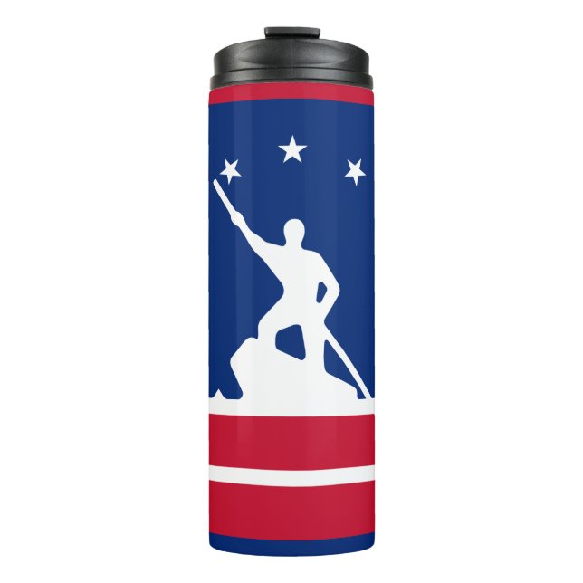Flagge von Richmond, Virginia Thermal Tumbler Thermosbecher (Vorderseite)