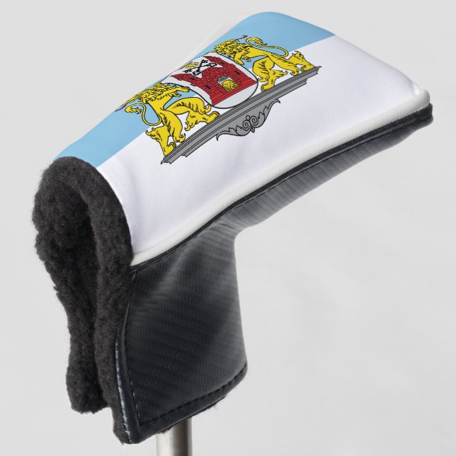 Flagge von Riga, Lettland Golf Headcover (3/4 Vorderseite)