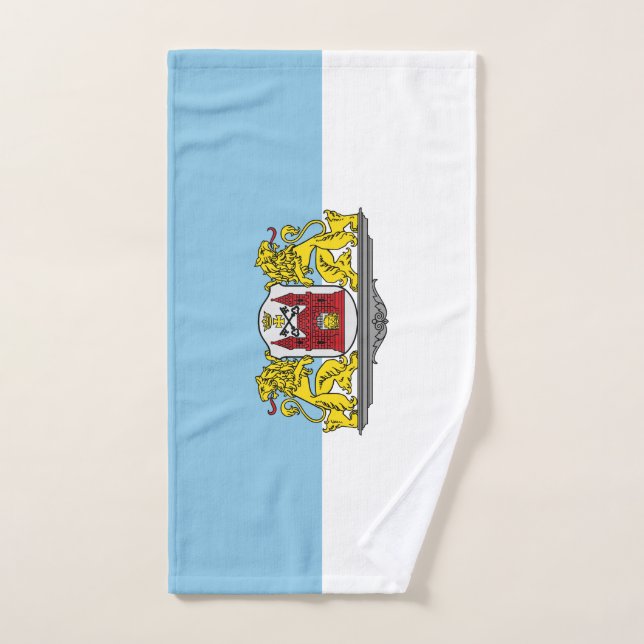 Flagge von Riga, Lettland Handtuch (Handtuch)