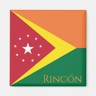 Flagge von Rincón, Puerto Rico Magnet