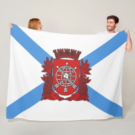 Flagge von Rio de Janeiro (Brasilien) Fleecedecke