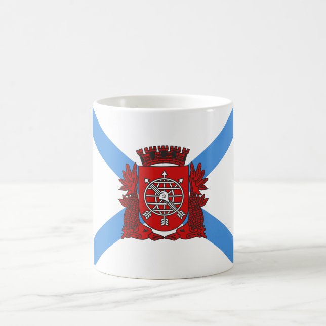 Flagge von Rio de Janeiro (Brasilien) Kaffeetasse (Mittel)