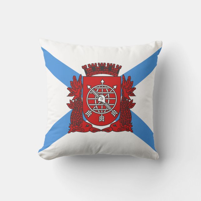 Flagge von Rio de Janeiro (Brasilien) Kissen (Vorderseite)