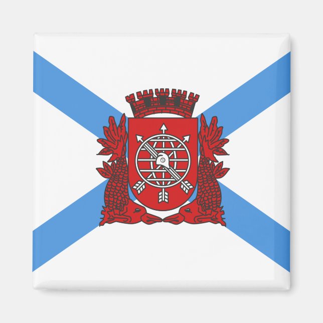 Flagge von Rio de Janeiro (Brasilien) Magnet (Vorne)