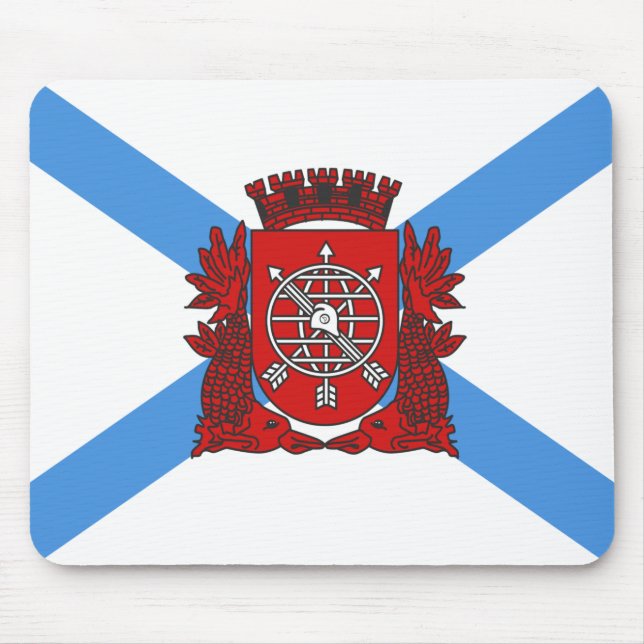 Flagge von Rio de Janeiro (Brasilien) Mousepad (Vorne)