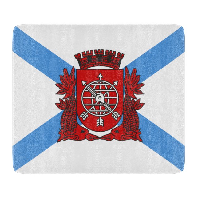Flagge von Rio de Janeiro (Brasilien) Schneidebrett (Vorderseite)