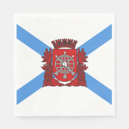 Flagge von Rio de Janeiro (Brasilien) Serviette