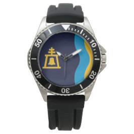 Flagge von Riverside (Kalifornien) Armbanduhr