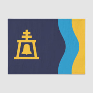 Flagge von Riverside (Kalifornien) Seidenpapier