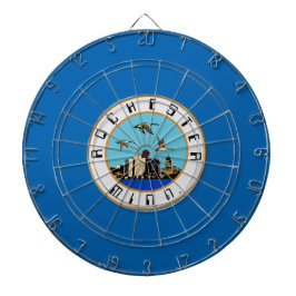 Flagge von Rochester (Minnesota) Dartscheibe