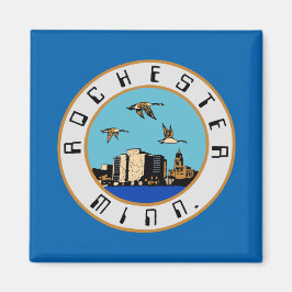 Flagge von Rochester (Minnesota) Magnet