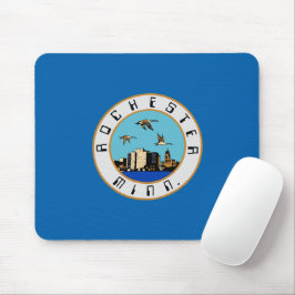 Flagge von Rochester (Minnesota) Mousepad