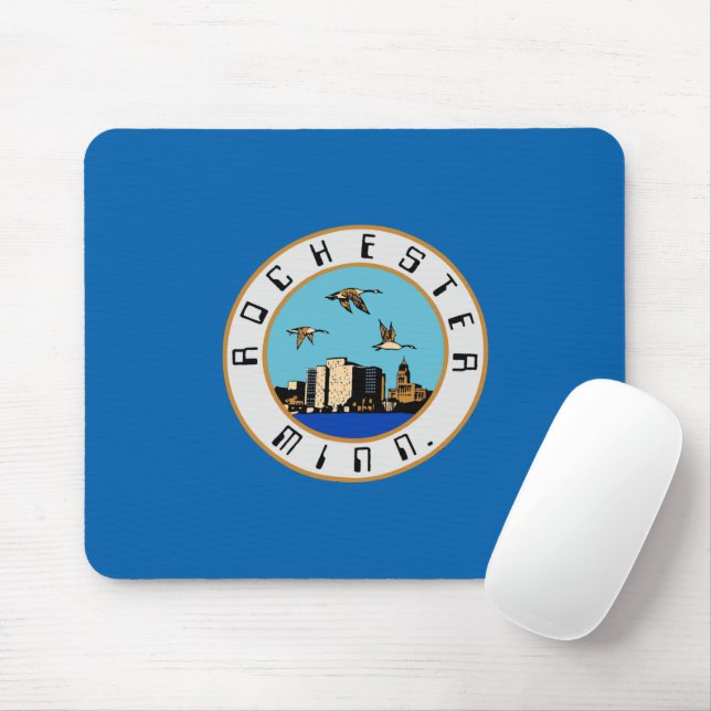 Flagge von Rochester (Minnesota) Mousepad (Mit Mouse)