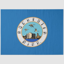 Flagge von Rochester (Minnesota) Seidenpapier