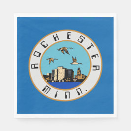 Flagge von Rochester (Minnesota) Serviette