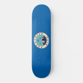 Flagge von Rochester (Minnesota) Skateboard