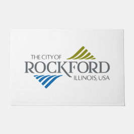 Flagge von Rockford (Illinois) Fußmatte