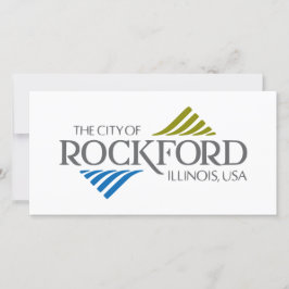 Flagge von Rockford (Illinois) Karte