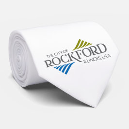 Flagge von Rockford (Illinois) Krawatte