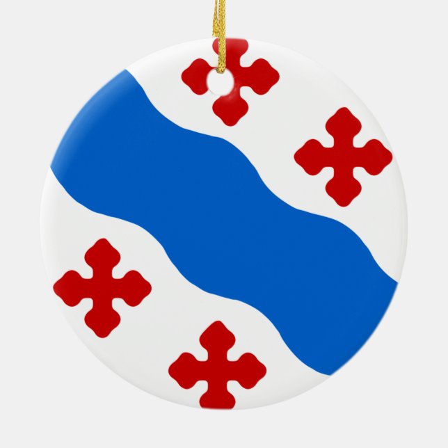 Flagge von Rockville (Maryland City) Keramik Ornament (Hinten)