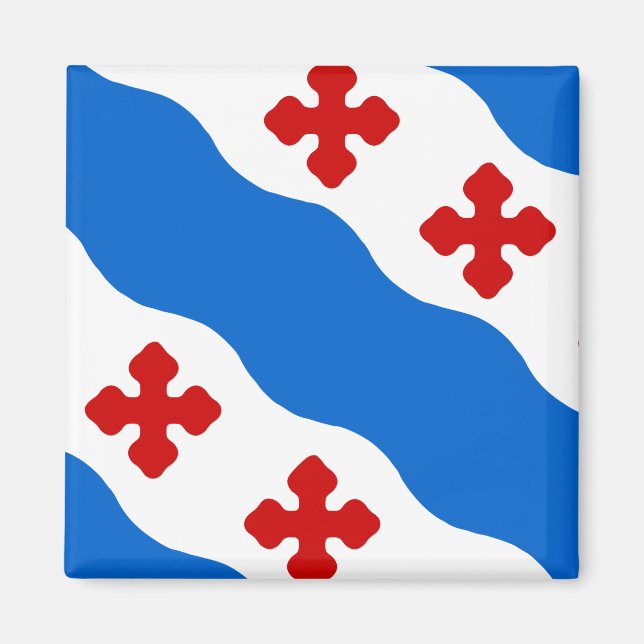 Flagge von Rockville (Maryland City) Magnet (Vorne)