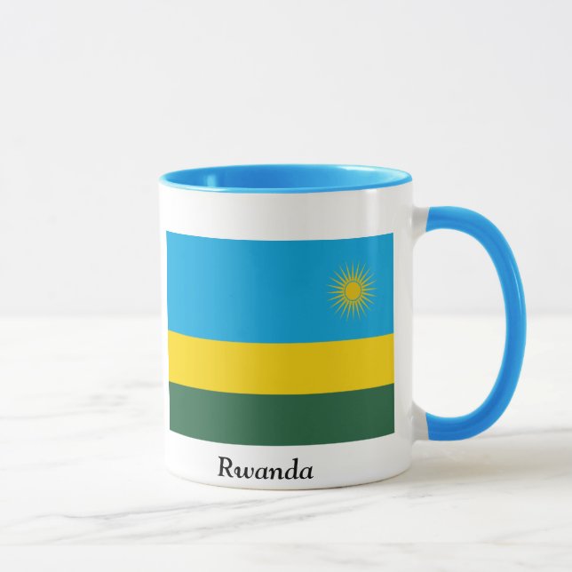 Flagge von Ruanda Tasse (Rechts)