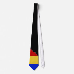 Flagge von Rumänien Krawatte