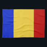 Flagge von Rumänien Küchentuch<br><div class="desc">Die schöne und vibrierende Flagge von Rumänien.</div>