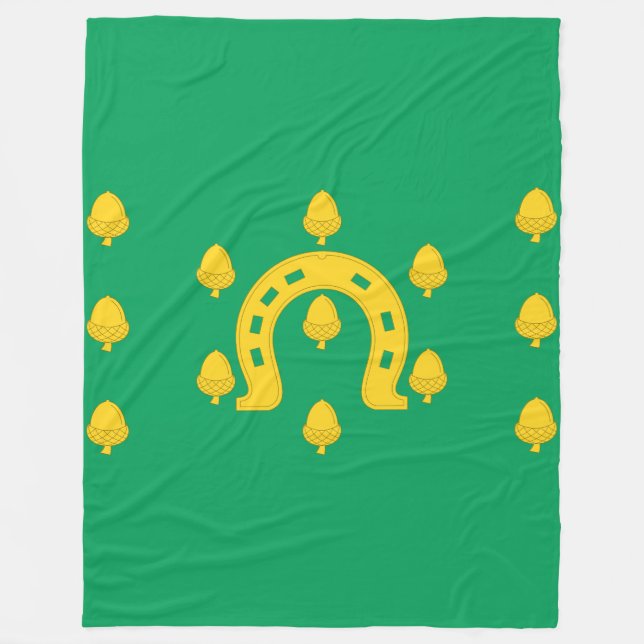 Flagge von Rutland Fleece Blanket (Vorderseite)
