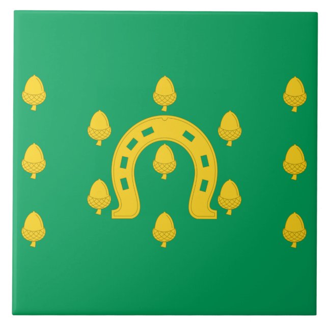 Flagge von Rutland (Landkreis des Vereinigten Köni Fliese (Vorderseite)