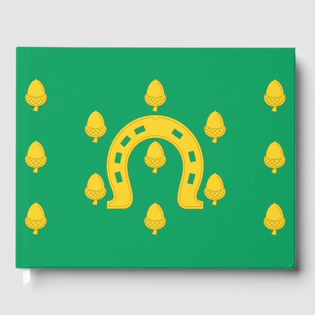 Flagge von Rutland (Landkreis des Vereinigten Köni Gästebuch (Vorderseite)