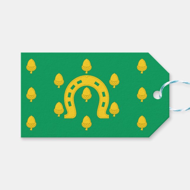 Flagge von Rutland (Landkreis des Vereinigten Köni Geschenkanhänger (Vorderseite (Horizontal))