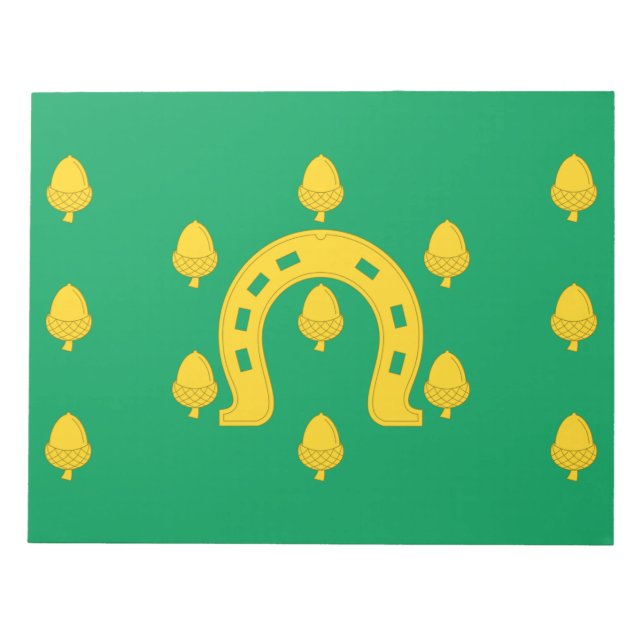 Flagge von Rutland (Landkreis des Vereinigten Köni Notizblock (Vorderseite)