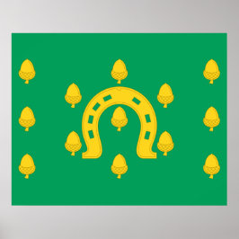 Flagge von Rutland (Landkreis des Vereinigten Köni Poster