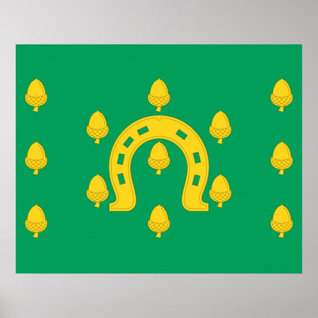 Flagge von Rutland (Landkreis des Vereinigten Köni Poster (Vorne)