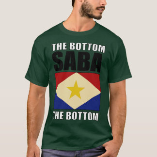 Flagge von Saba T-Shirt