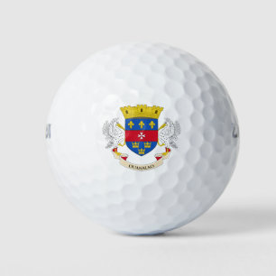 Flagge von Saint-Barthélemy Golfball