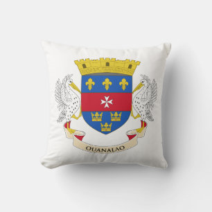 Flagge von Saint-Barthélemy Kissen